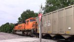 BNSF coal train DPU